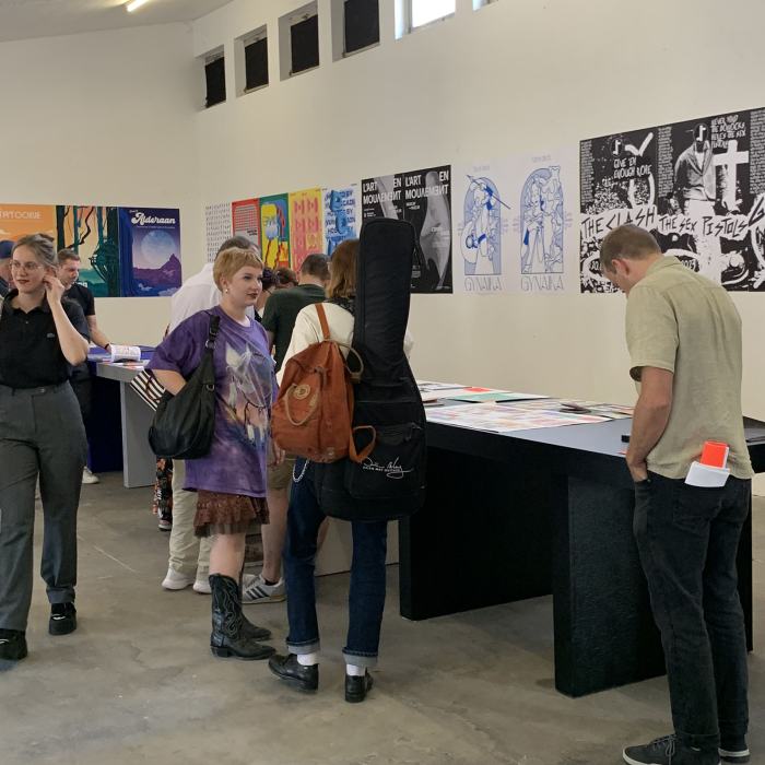 Vue des travaux de graphisme
Photo: EDHEA