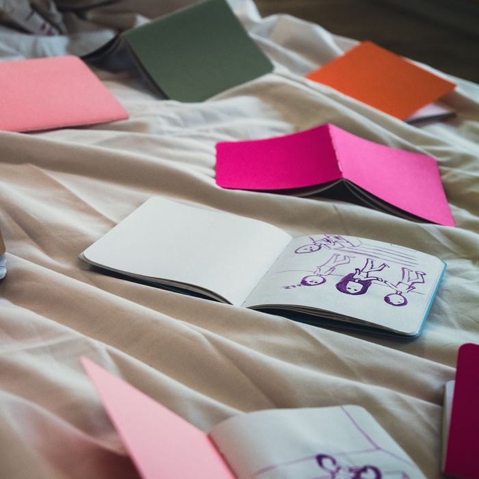 Vicky Gendre, Dire tout bas ce que le monde ne pense pas, 2024, travail de Bachelor
Photo: Maurice Eggel  / EDHEA