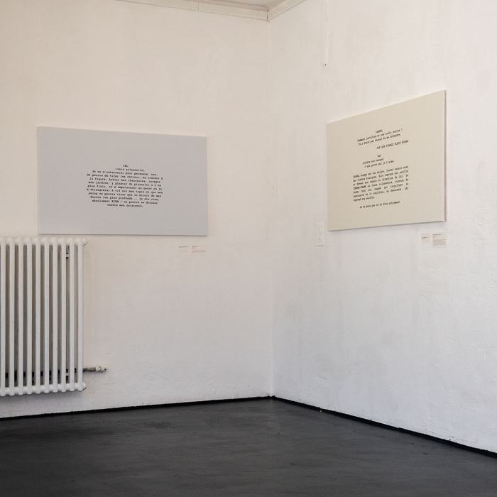 Lionelle Mathis, Nos récits, travail de Bachelor
Photo: Maurice Eggel  / EDHEA