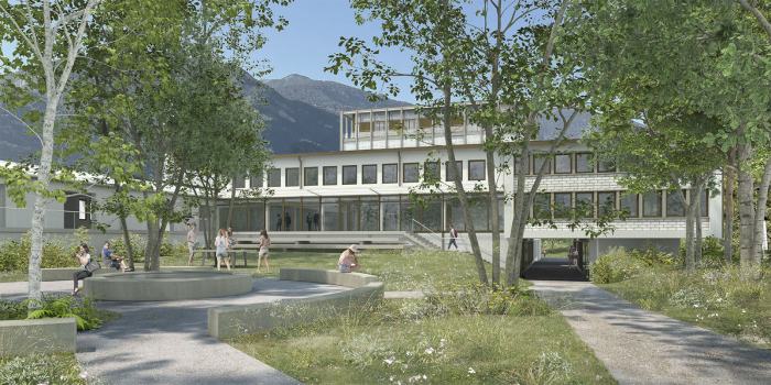 Future campus, computer-generated image
© CLR architectes