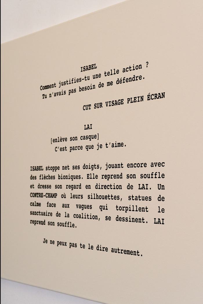 Lionelle Mathis, Nos récits, travail de Bachelor
Photo: Maurice Eggel  / EDHEA