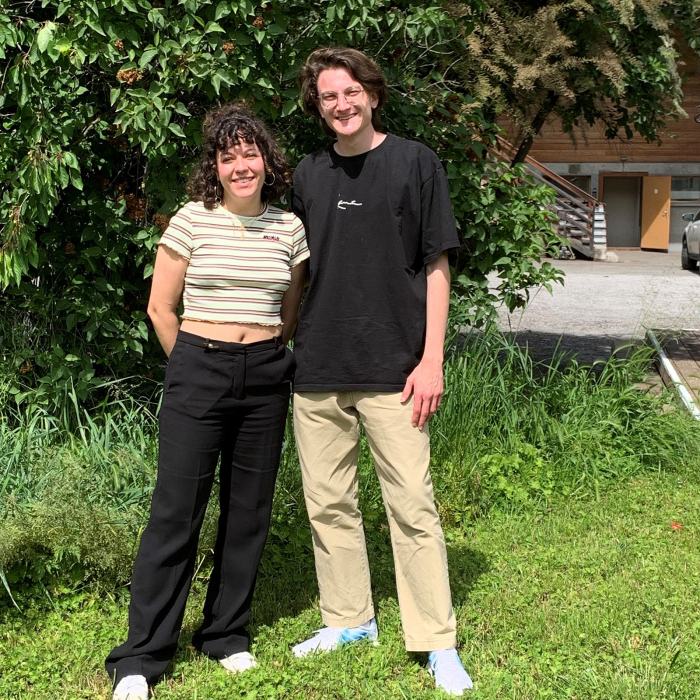 Lyna Beggah et Alessandro Ferrari